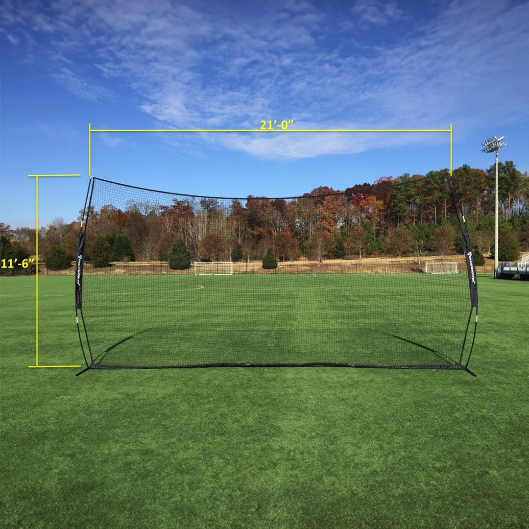 Pop-Up Lacrosse Backstop, 21' x 11' by Crankshooter® - Free Shipping