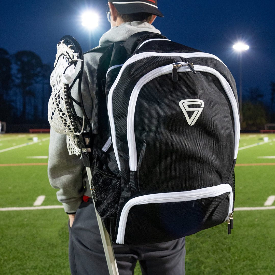 NEW! Lacrosse Gear Backpack by Crankshooter®, Made with High Performance Material - FREE SHIPPING