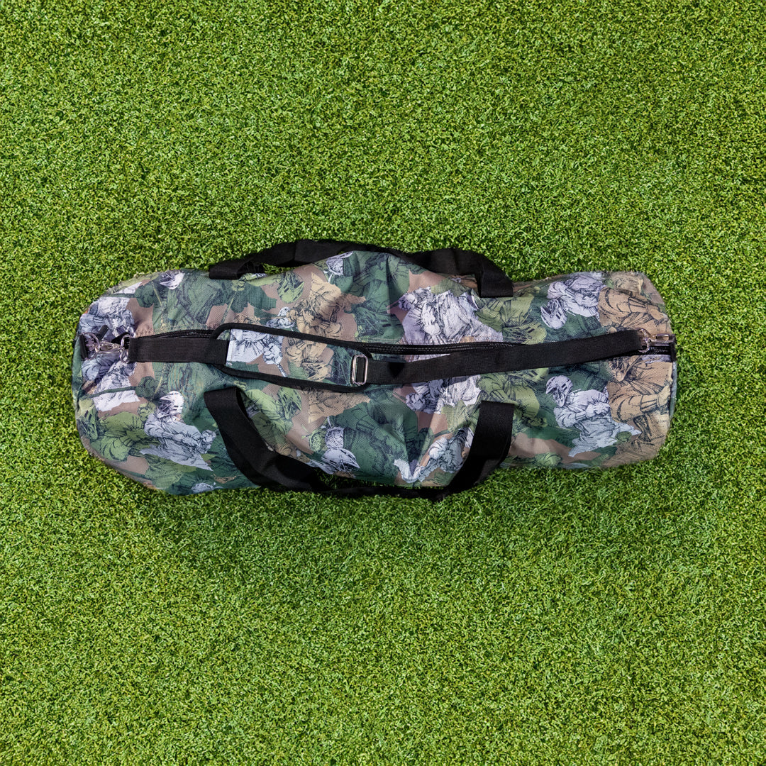 NEW! Lacrosse Gear Duffel Bag by Crankshooter®, High Performance Material, Available in Black & CrankCamo by TheArtofLax - FREE SHIPPING