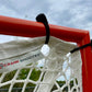 7mm BEAST MODE Lacrosse Net, 6'x6'x7', Available in White & Black, Includes 120 ft. of Lacing Cord & Bungees, By Crankshooter® - Free Shipping