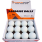 LAX PRO Bundle Kit Includes (Tournament 6x6x7 Goal + 5mm Net + Shot Trainer + 1 Dozen White Game Balls)