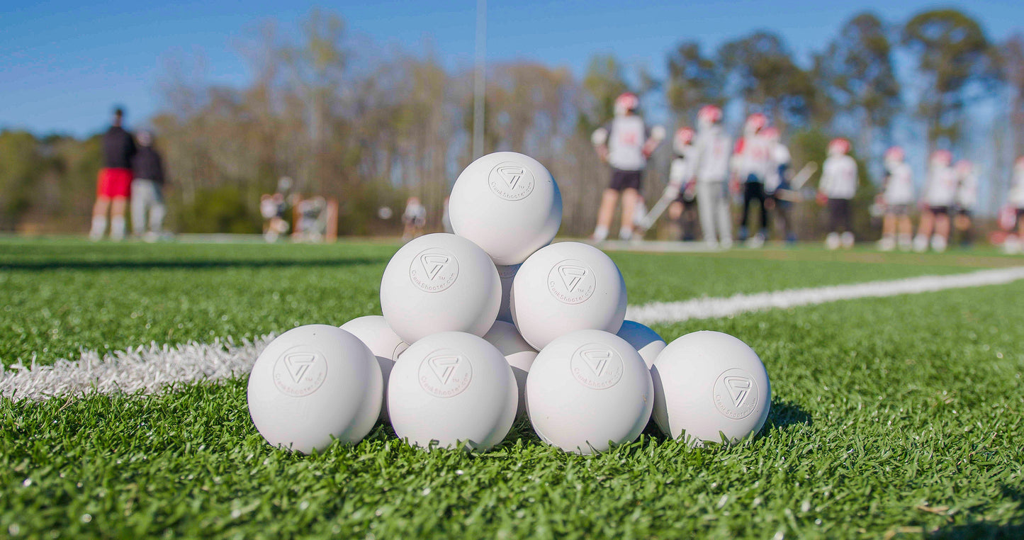 Crankshooter® Lacrosse Game Balls - Qty 120 (1 Case, 10 Dozen) Meets all NFHS/SEI/NOCSAE/NCAA Specifications. Fully Certified.