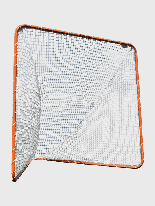 Backyard/Youth Practice Lacrosse Goal, 6'x6'x7', 21 lbs. Includes 4mm White Net - Free Shipping
