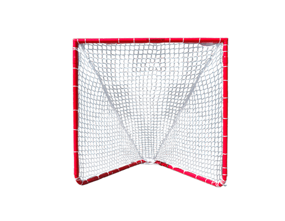 Pair (Qty 2.) of Box Lacrosse Goals, 4x4x4', 29 lbs. (Each) Includes 5mm White or Black Nets, By Crankshooter® - Free Shipping