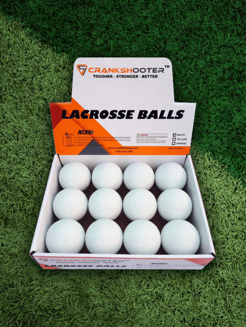 Crankshooter® Lacrosse Game Balls - 2 Dozen Balls (24 ct)  Meets NFHS/SEI/NOCSAE/NCAA specifications. Fully Certified - FREE SHIPPING