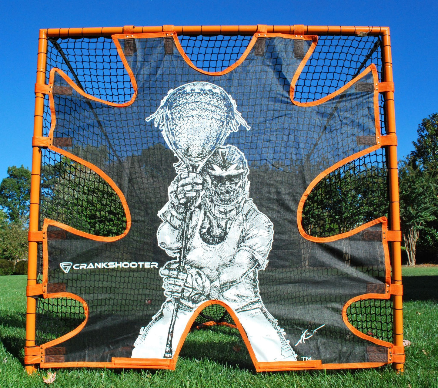 Shot Training COMBO - LaxRadar & Hi-Impact Shot Trainer by CrankShooter® GOAL/NET NOT INCLUDED - FREE SHIPPING