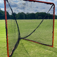 Folding Lacrosse Goal - 30 lbs, 6'x6'x7' by Crankshooter® INCLUDED with 4mm, 5mm or 6mm BLACK - FREE Shipping