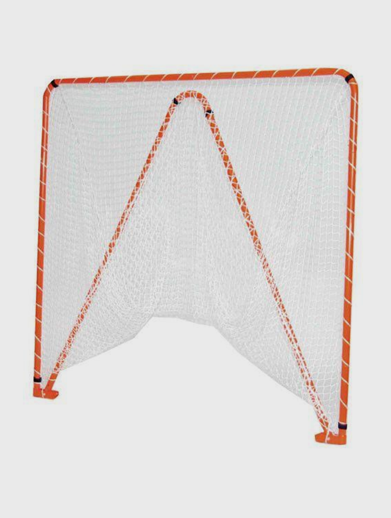 Folding Lacrosse Goal - 30 lbs, 6'x6'x7' by Crankshooter® INCLUDED with 5mm white net - FREE Shipping