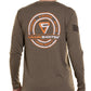 NEW! CrankShooter® Lacrosse Products Long Sleeve T Shirt, Green, Blend Material - Made in the USA - FREE SHIPPING