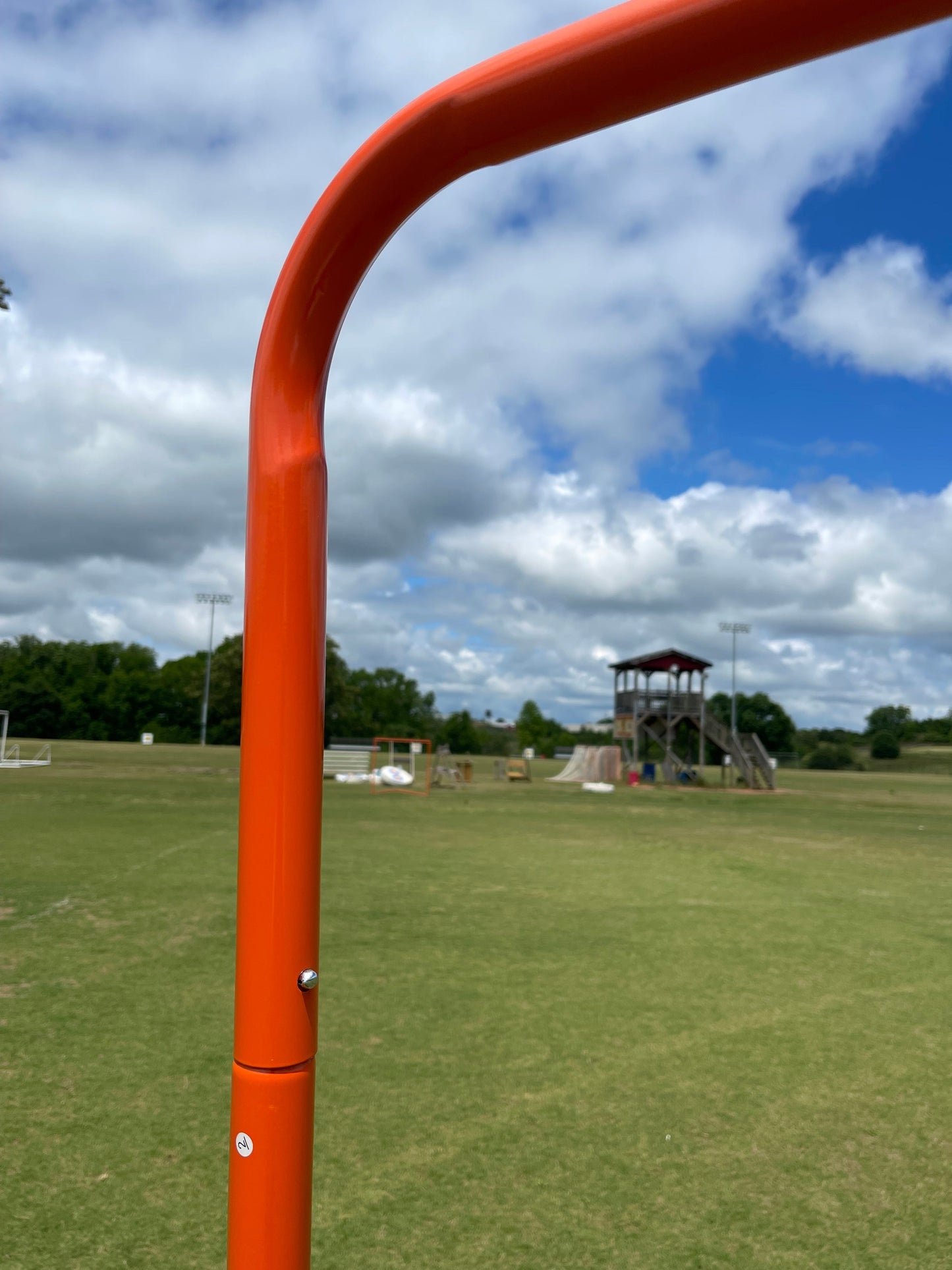 Folding Lacrosse Goal - Frame Only - 30 lbs, 6'x6'x7' by Crankshooter® - Free Shipping