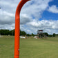 Folding Lacrosse Goal - 30 lbs, 6'x6'x7' by Crankshooter® INCLUDED with 5mm white net - FREE Shipping