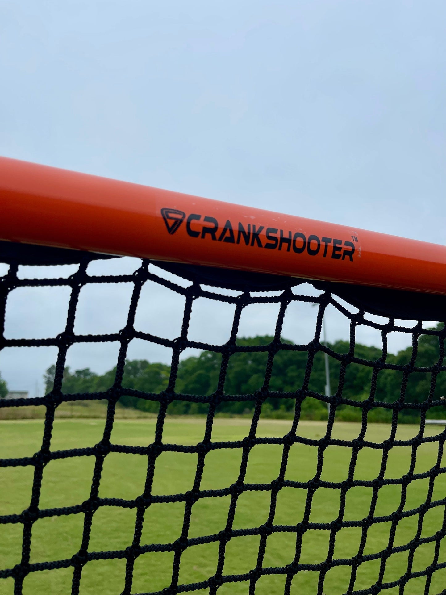 High School Practice Lacrosse Goal, 6'x6'x7', Lacing Rails, 59 lbs. Includes 6mm or 7mm White or Black Net, #1 Selling Goal, By Crankshooter® - Free Shipping