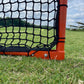 Folding Lacrosse Goal - 30 lbs, 6'x6'x7' by Crankshooter® INCLUDED with 4mm, 5mm or 6mm BLACK - FREE Shipping