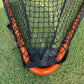 Folding Lacrosse Goal - 30 lbs, 6'x6'x7' by Crankshooter® INCLUDED with 4mm, 5mm or 6mm BLACK - FREE Shipping