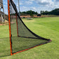 Folding Lacrosse Goal - 30 lbs, 6'x6'x7' by Crankshooter® INCLUDED with 4mm, 5mm or 6mm BLACK - FREE Shipping