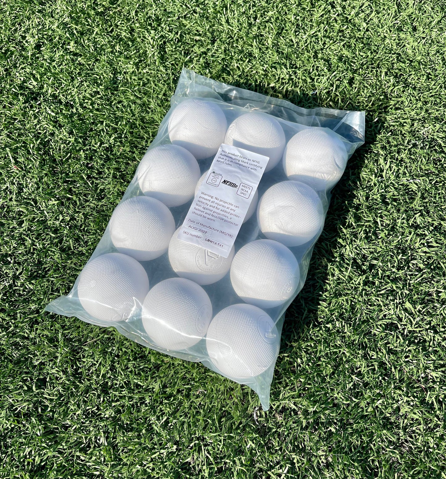 Crankshooter® TX1 Extreme Grip™ Elite Lacrosse Game Balls - Textured - Qty 120 (1 Case, 10 Dozen) Meets all NFHS/SEI/NOCSAE/NCAA Specifications. Fully Certified.