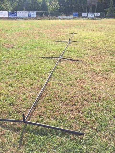 NEW! - Backstop CURV 10' x 30' Adjustable Angle System w/3mm knotted poly net by CrankShooter®   FREE SHIPPING