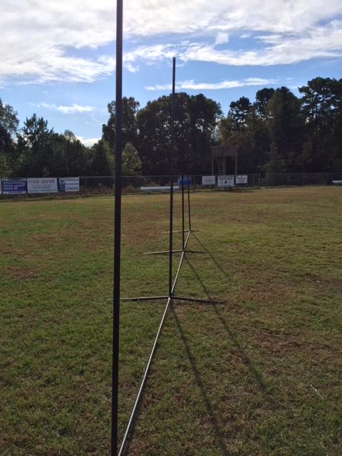 NEW! - Backstop CURV 10' x 30' Adjustable Angle System w/3mm knotted poly net by CrankShooter®   FREE SHIPPING