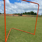 Folding Lacrosse Goal - 30 lbs, 6'x6'x7' by Crankshooter® INCLUDED with 5mm white net - FREE Shipping