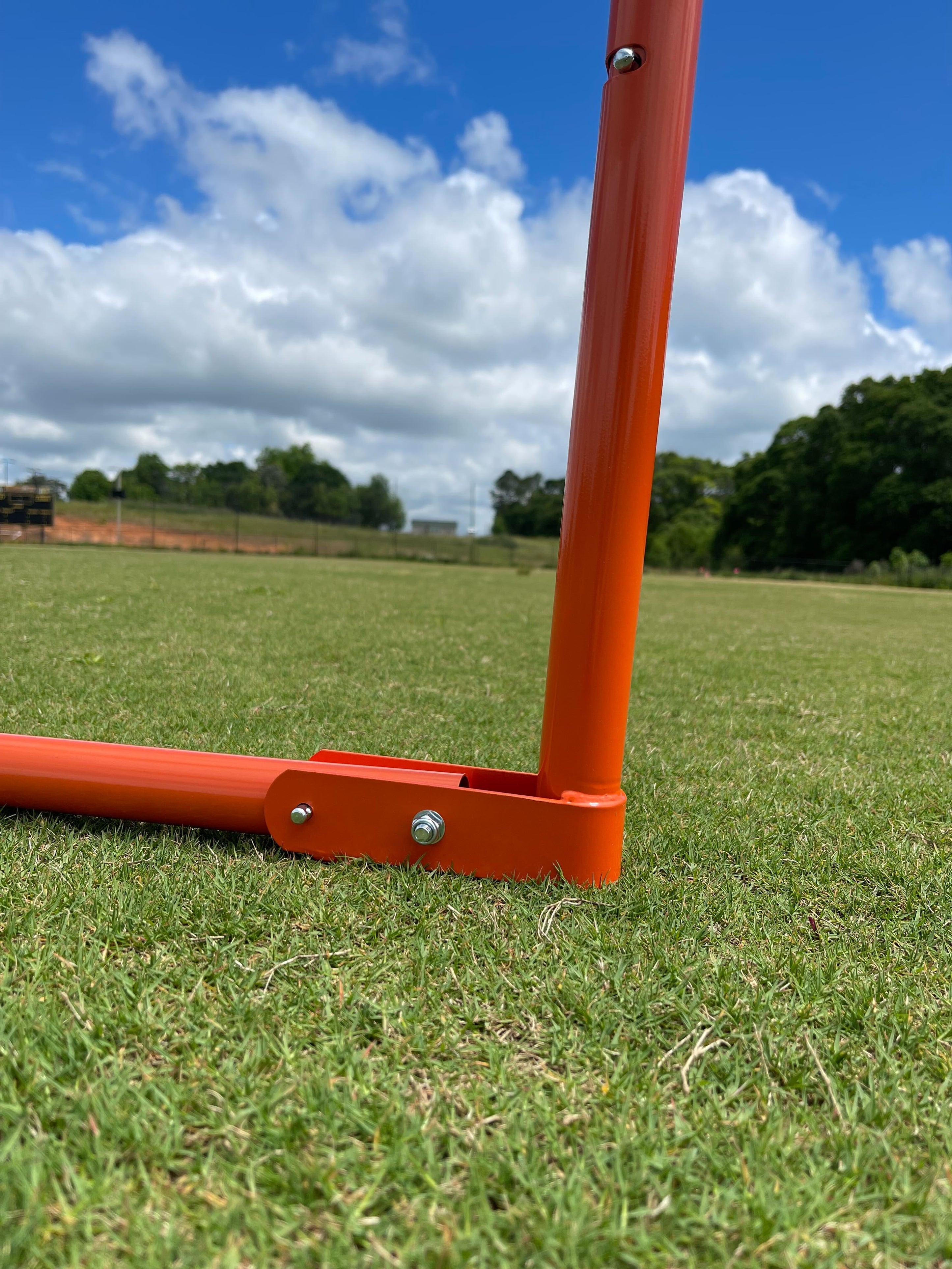 Folding/Portable 6x6 Folding Lacrosse Goal included with white net by