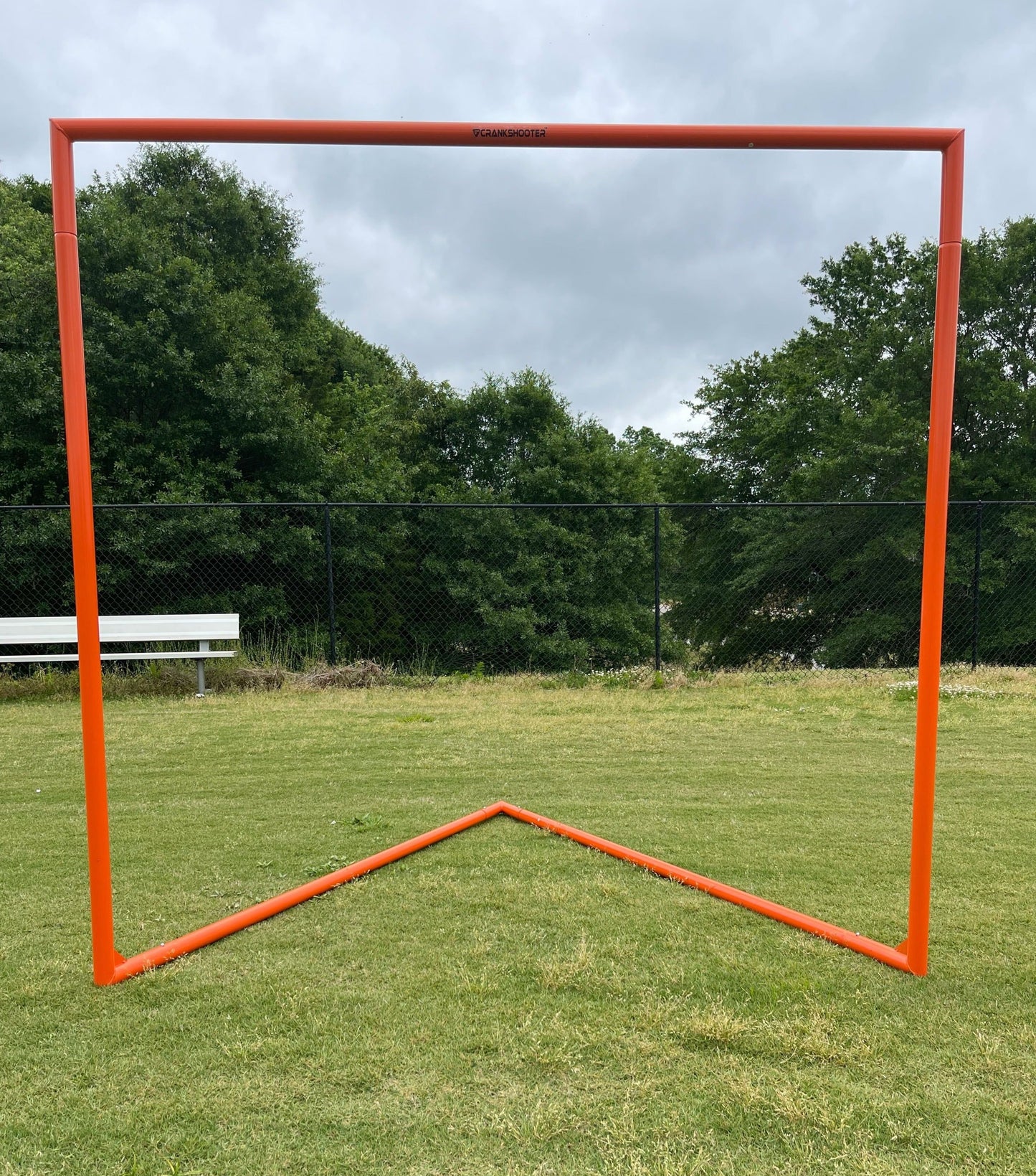 Tournament Lacrosse Goal - Frame Only - 35 lbs, 6'x6'x7' by Crankshooter® (net NOT included) - Free Shipping