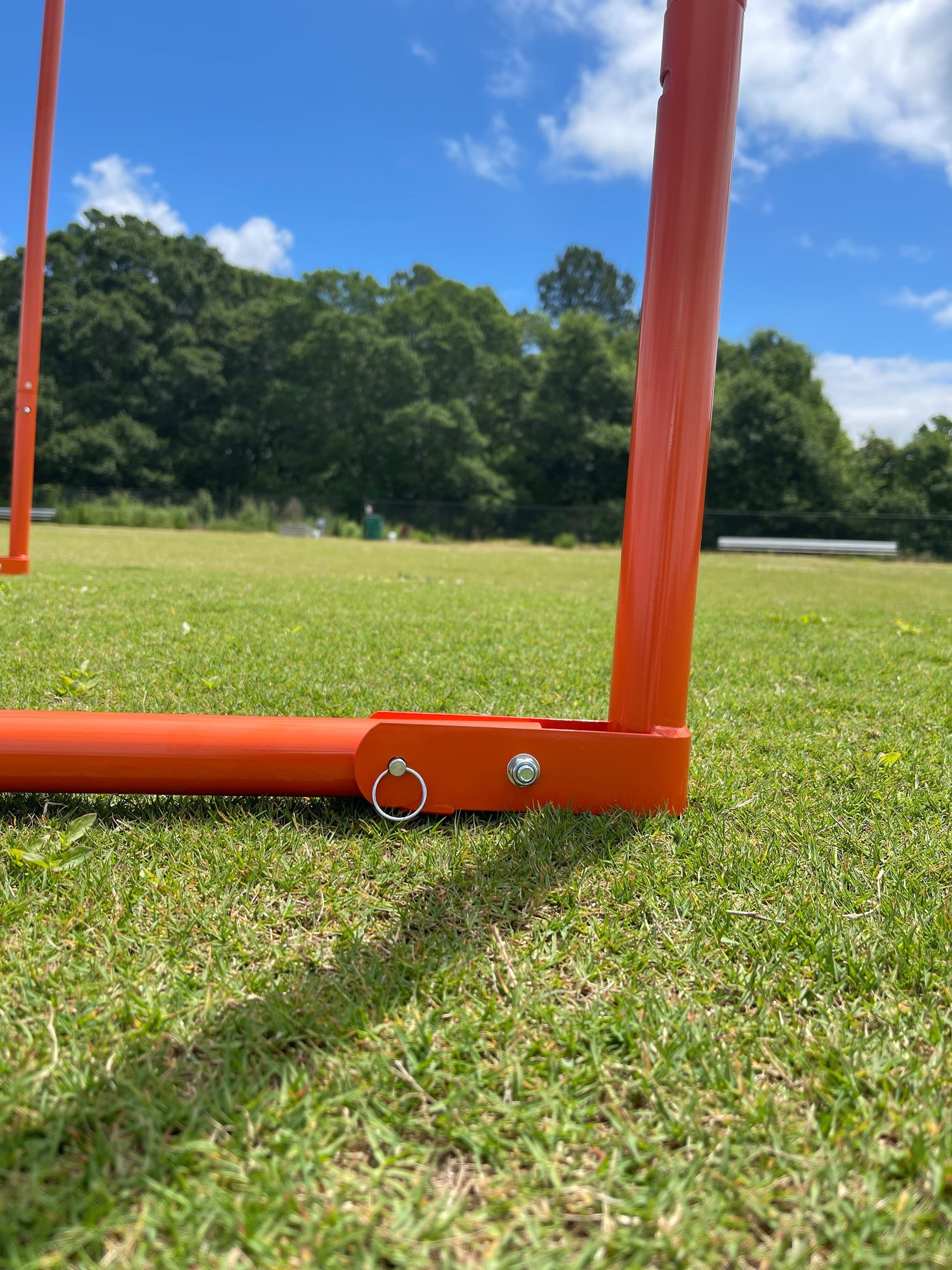 Folding/Portable 6x6 Folding Lacrosse Goal included with white net by