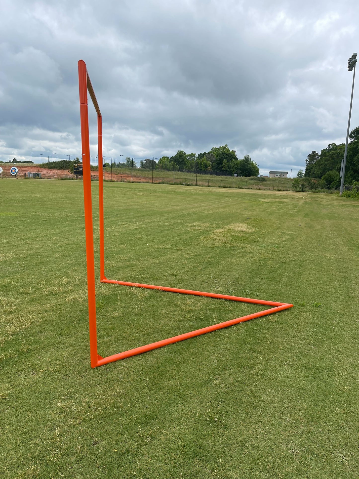 Tournament Lacrosse Goal - Frame Only - 35 lbs, 6'x6'x7' by Crankshooter® (net NOT included) - Free Shipping