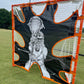 Hi-Impact Lacrosse Shot Trainer for 6'x6'x7' Goal by Crankshooter® - Triple Stitching - #1 selling shooter tutor (Hector) - FREE Shipping