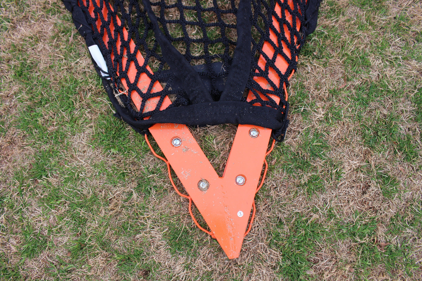High School/College Game Goal 6'x6'x7' by Crankshooter® 118 lbs. Posts w/ Lacing Rails & Flat Iron Base, Heavy 6mm or 7mm WHITE Net Included - Free Shipping