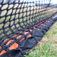 6mm College/High School Lacrosse Net, 6'x6'x7', Available in White & Black, Includes 120 ft. of Lacing Cord & Bungees, By Crankshooter® - Free Shipping