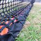 College/High School Game Lacrosse Goal, 6'x6'x7', Flat Base With Lacing Rails, 118 lbs. Includes 6mm or 7mm White Net, By Crankshooter® - Free Shipping