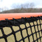 College/High School Game Lacrosse Goal, 6'x6'x7', Flat Base With Lacing Rails, 118 lbs. Includes 6mm or 7mm White Net, By Crankshooter® - Free Shipping