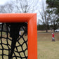 6mm College/High School Lacrosse Net, 6'x6'x7', Available in White & Black, Includes 120 ft. of Lacing Cord & Bungees, By Crankshooter® - Free Shipping