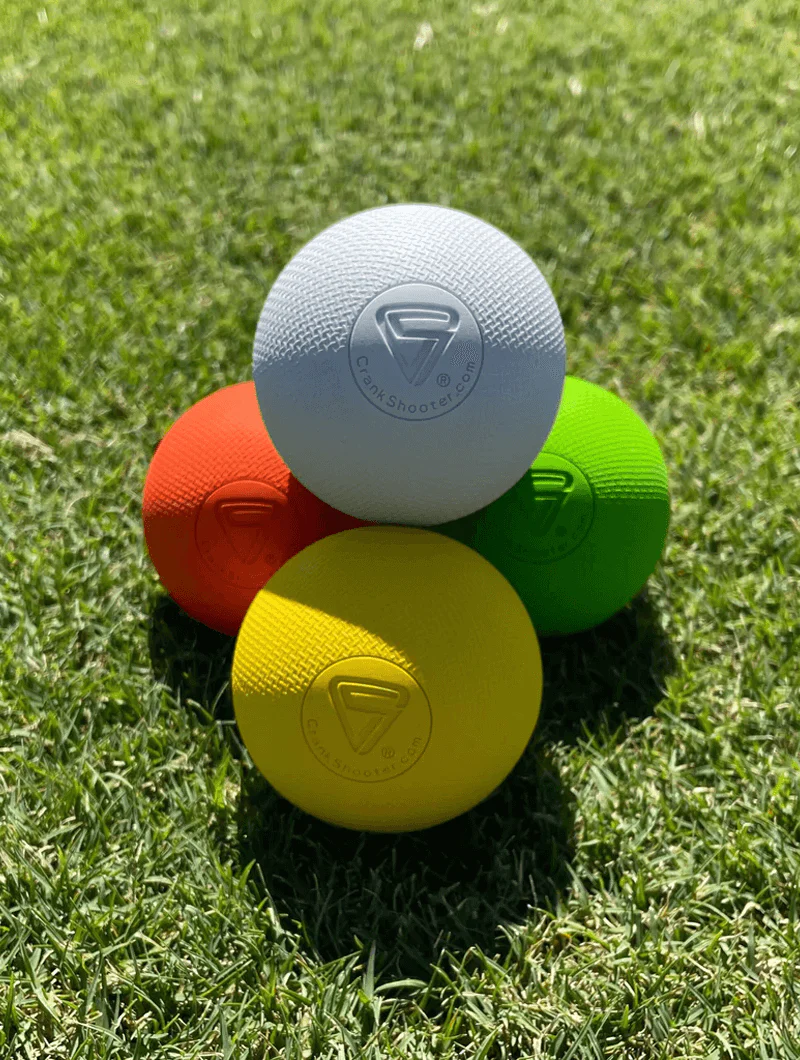 Crankshooter® TX1 Extreme Grip™ Elite Lacrosse Game Balls - Textured - Qty 120 (1 Case, 10 Dozen) Meets all NFHS/SEI/NOCSAE/NCAA Specifications. Fully Certified.