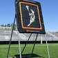 NEW! - Lacrosse Wall by CrankShooter® with weatherproof cover, featuring The Art Of Lax FEMALE Image (Introductory Price)