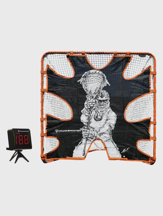 Shot Training COMBO - LaxRadar & Hi-Impact Shot Trainer by CrankShooter® GOAL/NET NOT INCLUDED - FREE SHIPPING