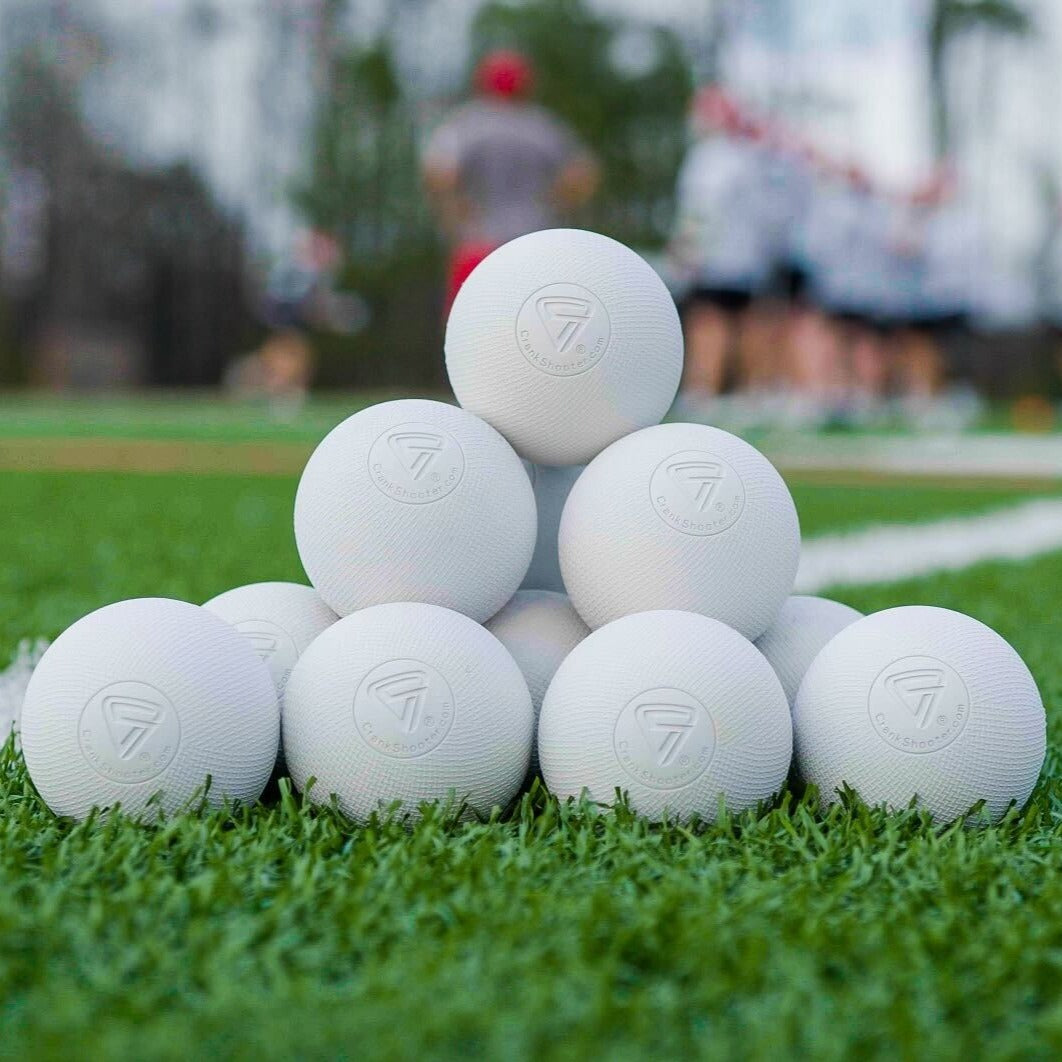 Crankshooter® TX1 Extreme Grip™ Elite Lacrosse Game Balls - Textured - Qty 12 (1 Dozen) Meets all NFHS/SEI/NOCSAE/NCAA Specifications. Fully Certified - FREE SHIPPING