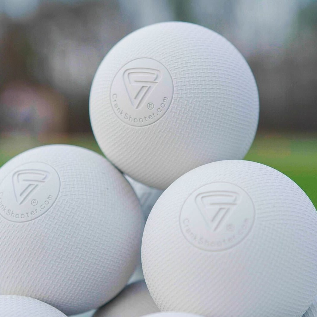 Crankshooter® TX1 Extreme Grip™ Elite Lacrosse Game Balls - Textured - Qty 60 (5 Dozen) Meets all NFHS/SEI/NOCSAE/NCAA Specifications. Fully Certified.