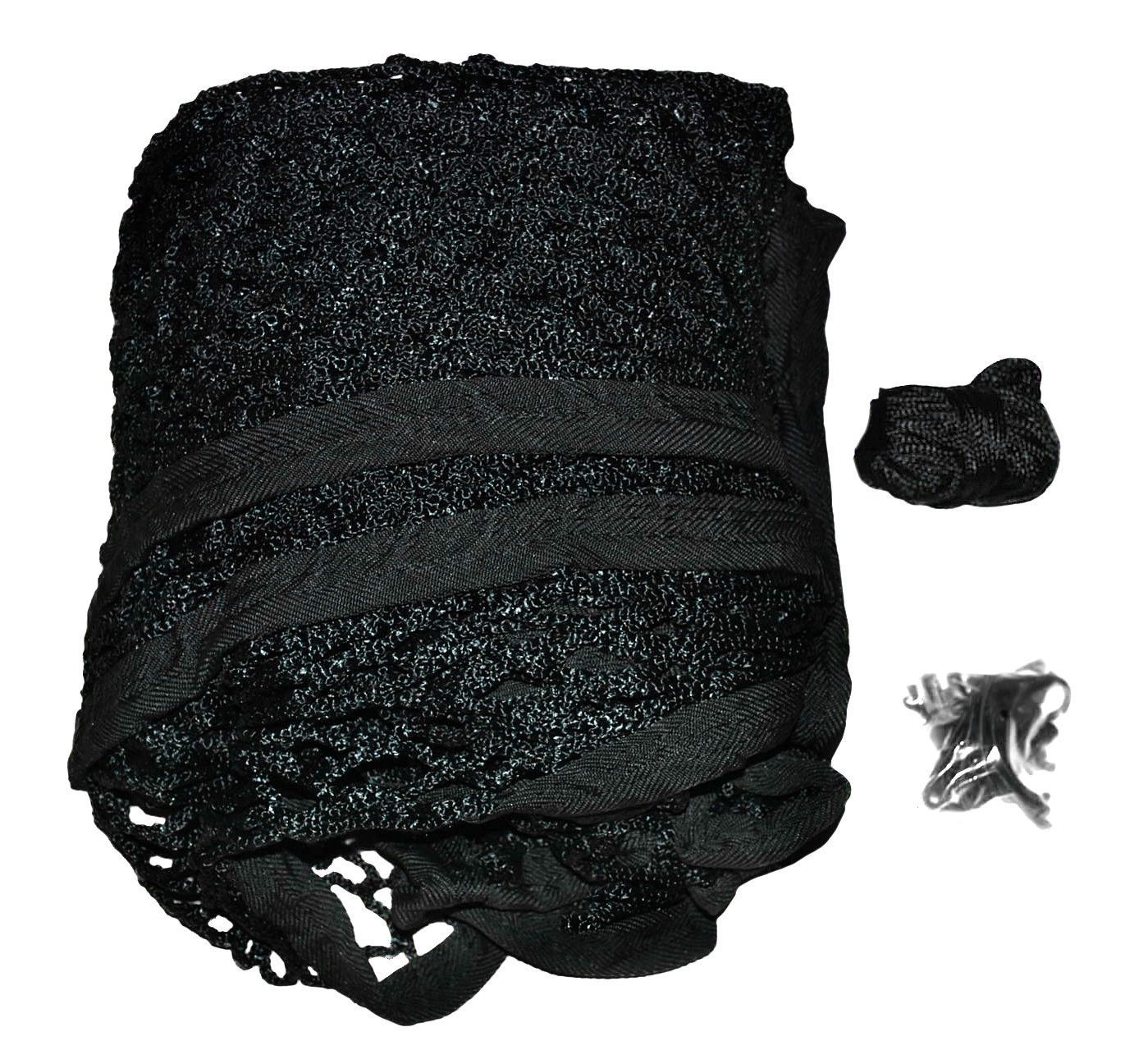 (4'6"ft x 4' x 5ft) 5mm Black BOX Lacrosse Net by Crankshooter® - FREE Shipping
