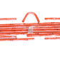 Folding Lacrosse Goal - 30 lbs, 6'x6'x7' by Crankshooter® INCLUDED with 5mm white net - FREE Shipping