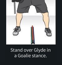 Goalie Glyde Lacrosse Training Device by DYG