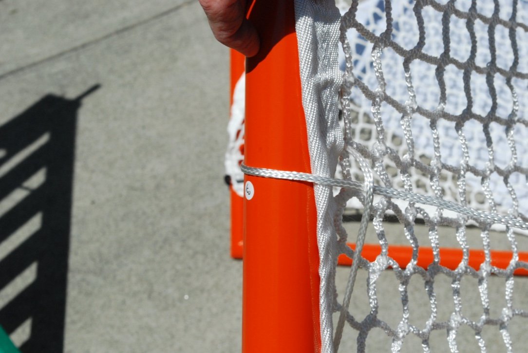 PAIR (2x) OF TOURNAMENT GOALS - WITH PAIR 5MM WHITE NETS - 35 LBS EACH - FREE SHIPPING